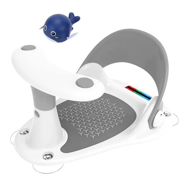 REIKTLUD Baby Bath Seat,Baby Bathtub Bath Seat for Sit-up,Infant Bath Seat,Ba...