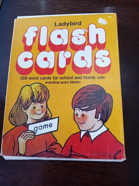 LADYBIRD FLASH CARDS Vintage/Retro Educational Learning to Read (1977 ...