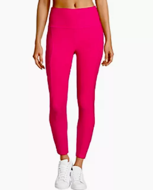 Xersion Leggings Brilliant Fuschia Hot Pink XXL Tall Quick-dri Pockets