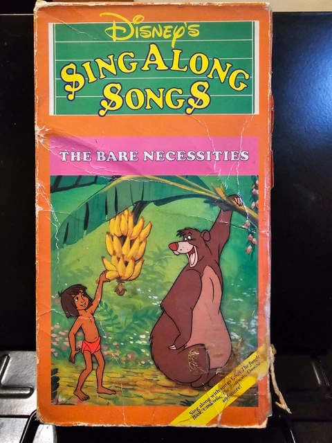 DISNEYS SING ALONG Songs - The Jungle Book: The Bare Necessities (VHS ...