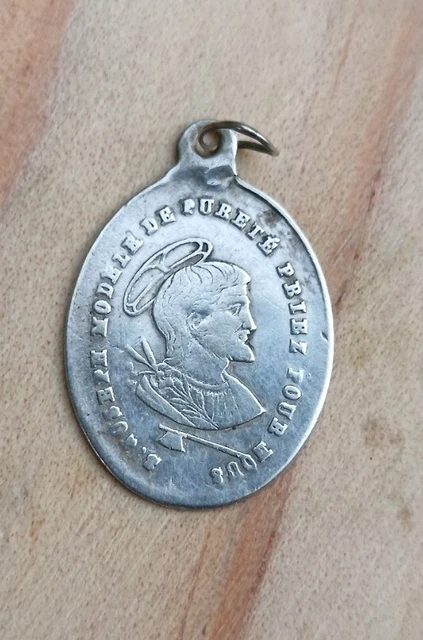 Médaille De Saint Michel Archange En émail Avec Finition Dorée - 2,5 Cm, Fabriquée En Italie, Pour Rosaire Ou Chaîne