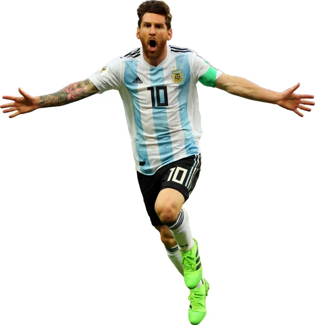LIONEL MESSI ARGENTINA World Cup Soccer Champs 2022 WINDOW CLING
