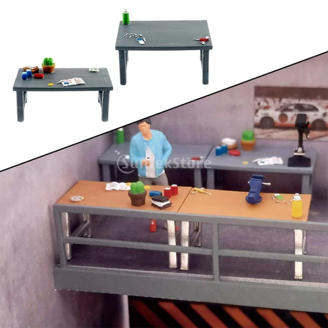 Sharplace Présentoir Outil Garage 1/64 – Diorama De Réparation Auto Pour Miniatures, Résine