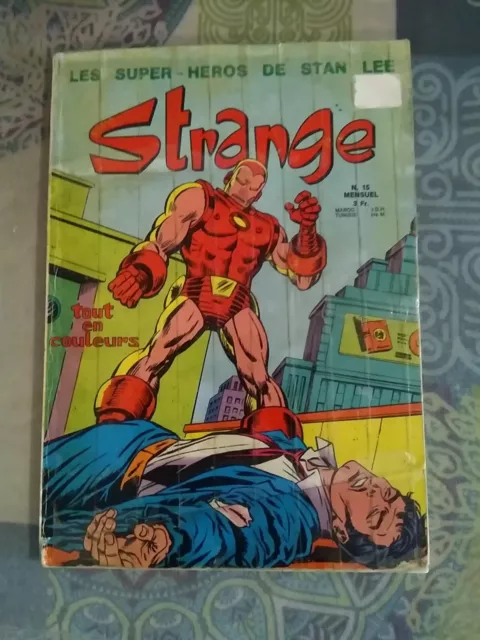 STRANGE N° 15 - Édition Originale 1971- LUG - Marvel  - Stan Lee -5 Mars 1971