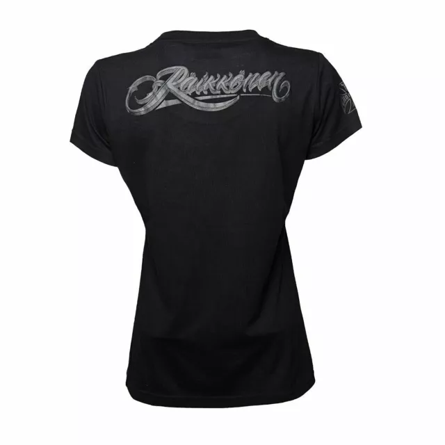 WCC West Coast Choppers Female Shirt Kimi Raikkönen Script Logo Black