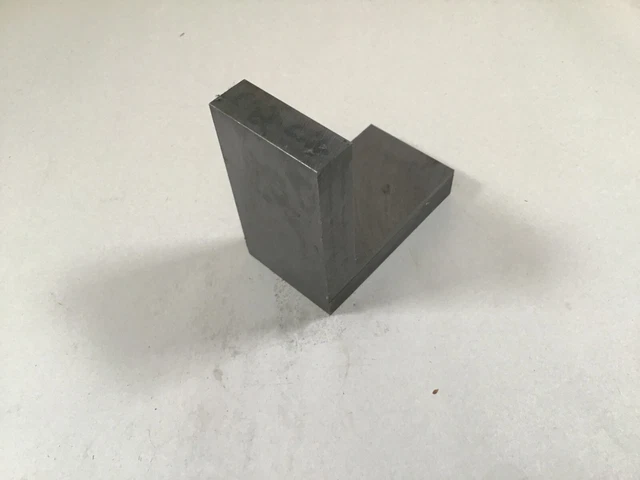 Cast metal Right Angle plate 2 inch  Wide, 4 Inch tall and long  R7L4B7