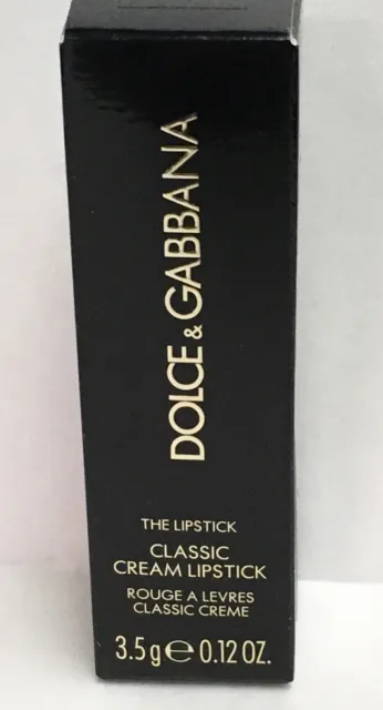 Dolce & Gabbana Classic Cream Lipstick Made In Italy Full Size 0.12 Oz Pick One