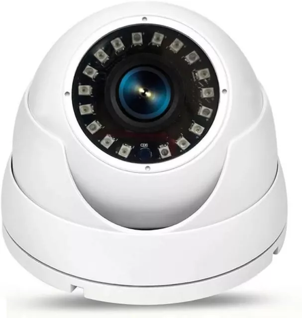 5MP Dome CCTV IR Camera 4-in-1 CVI, TVI, AHD CVBS Hivision Compatible 3.6mm Lens