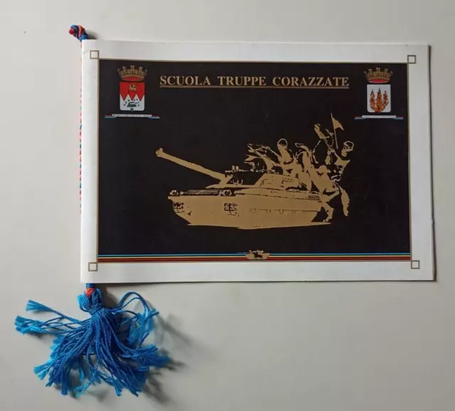 B337 Calendario Scuola Truppe Corazzate 1991 Con Cordoncino
