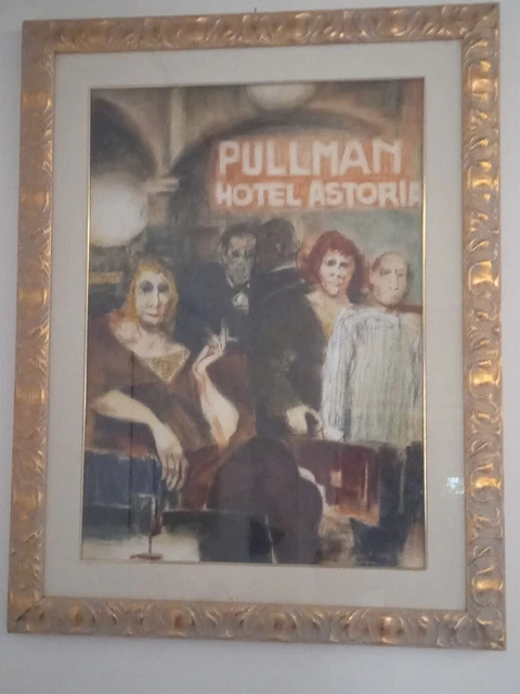 Remo Squillantini Hotel Astoria Litografia