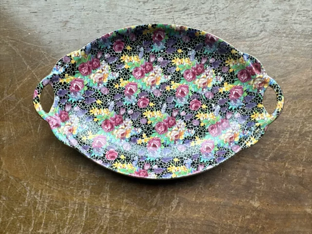 Royal Winton Grimwades Hazel Chintz Oval Serving Dish