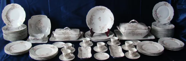 Service de table porcelaines Alfred Hache & C° Vierzon France 1893, 61+10 pièces 3