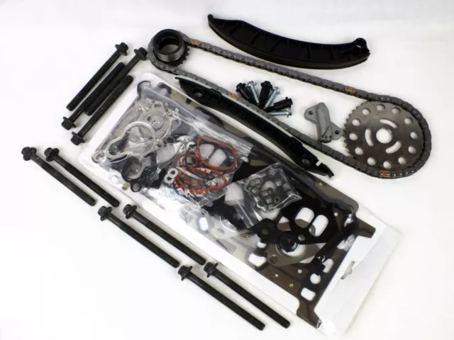 VAUXHALL VIVARO 2.0 CDTi M9R DIESEL TIMING CHAIN KIT + HEAD GASKET SET + BOLTS