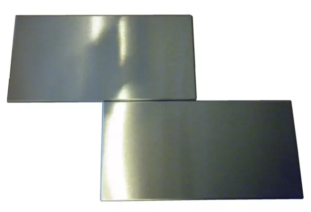 BRICK or SUBWAY shape STAINLESS STEEL WALL TILES 198x98mm Approx 8 inch x 4 inch