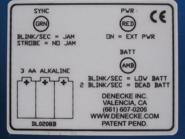 Denecke SB-T Time Code Generator Reader and Tri-Level Sync  Genlock 3D Stereo
