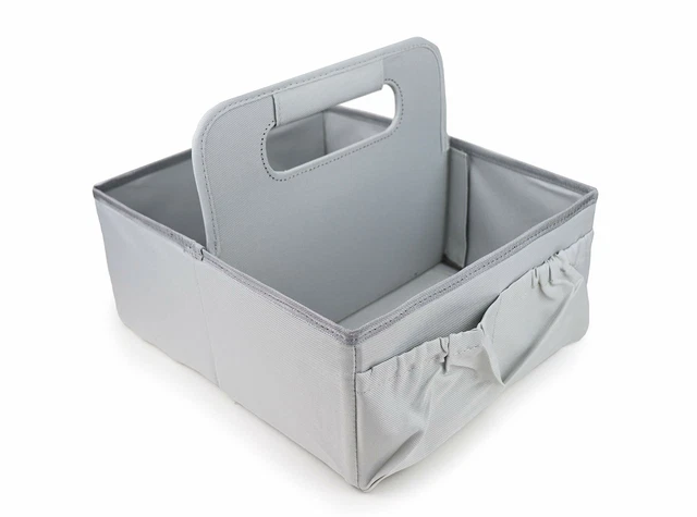 Baby Diaper Caddy Organizer Bag Portable Essentials Storage Basket 8