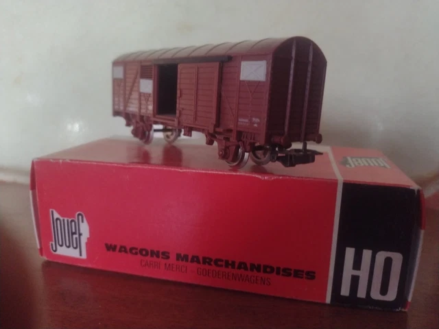Wagon Couvert à 4 Portes Coulissantes VB échelle HO - Maquette Ferroviaire D'occasion