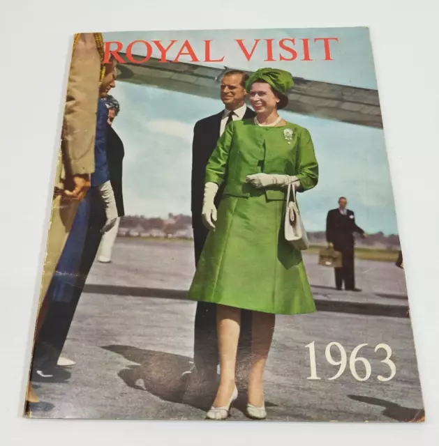 Vintage Royal Visit 1963 Souvenir Book The Herald & The Sun Publication Queen