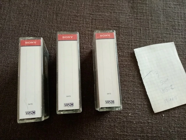 Lot de 2 cassettes vidéo SONY pour camescope NEUVES - Photo, audio & vidéo