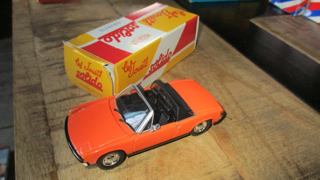 SOLIDO - Porsche Spyder - Ech 1/43 + Boite d'origine