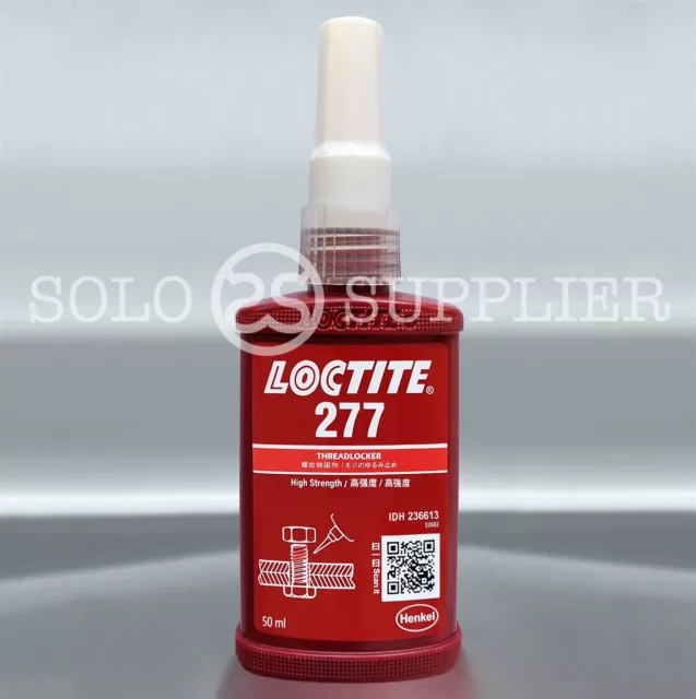 Loctite 277 Red High Strength Threadlocker 50ml