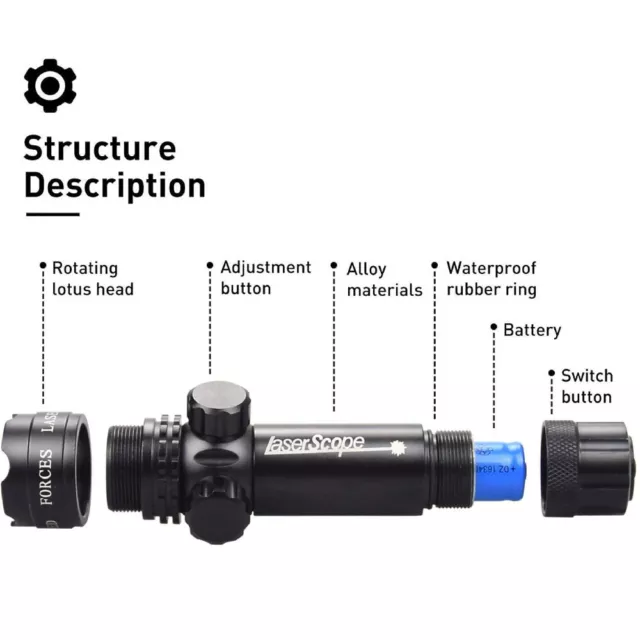 Green Red Dot Laser Sight Rifle Gun Scope Rail & Barrel Mount Pressure Switch 3