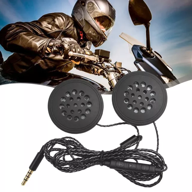 Moto Cuffie Con Fili 3.5mm Stereo Helmet-Headphone Altoparlanti For Cellulare