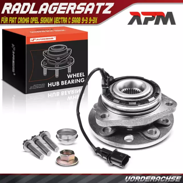 1x Radnabe Radlagersatz Vorne für Fiat Croma Opel Signum Vectra C Saab 9-3 9-3X