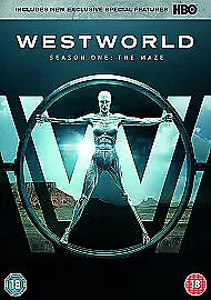 Westworld: Season One - The Maze DVD (2017) Evan Rachel Wood cert 18 3 discs