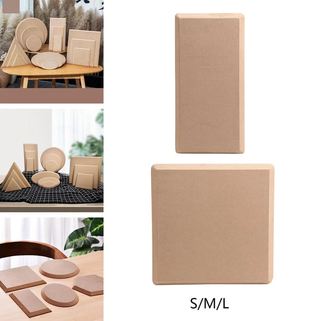 PH PandaHall Batte intérieure pour roue de poterie, planche de calage portable en argile avec 6 coussinets hexagonaux plats et ronds pour potiers