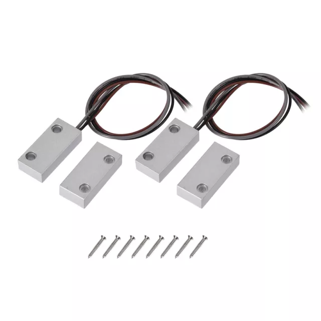 MC-51 NC/NO Alarm Security Rolling Garage Door Contact Magnetic Reed Switch 2Set