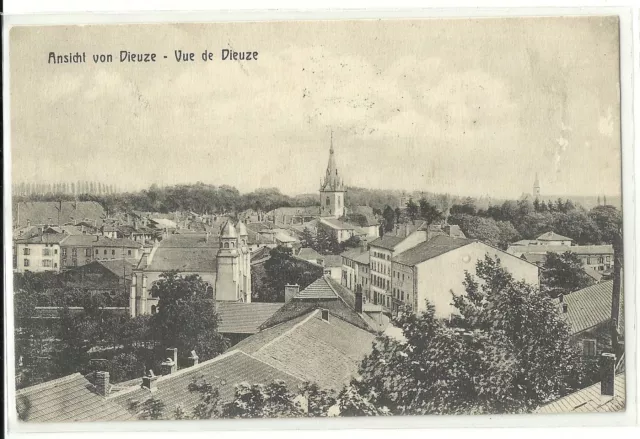 Judaica Old Postcard Jewish Synagogue Dieuze France