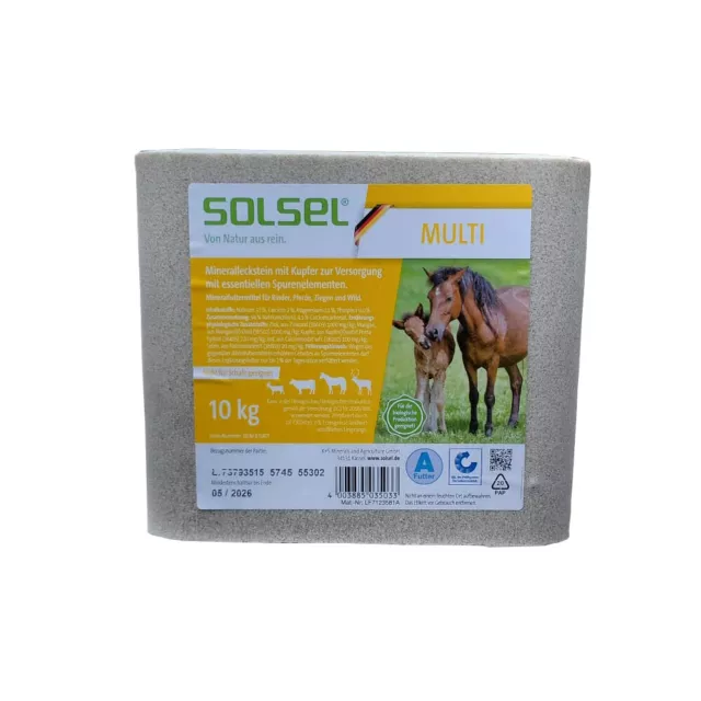 Solsel Multi 2x10kg Mineralstein Salzleckstein Leckstein 2