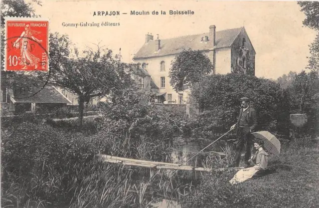 Cpa 91 Harpajon Moulin De La Boisselle