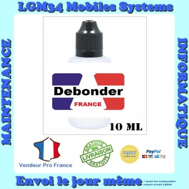 Debonder Dissolvant Loca Remover Colle Uv Ecran Lcd Tactile