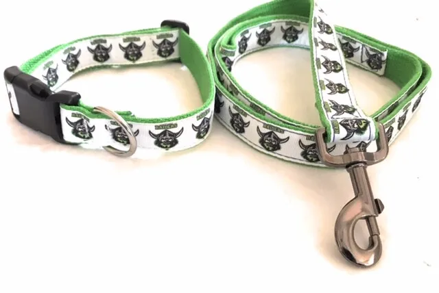 Canberra Raiders NRL Dog Collars and Leads