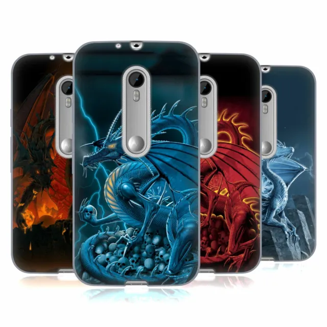 Official Vincent Hie Dragons 2 Soft Gel Case For Motorola Phones 2
