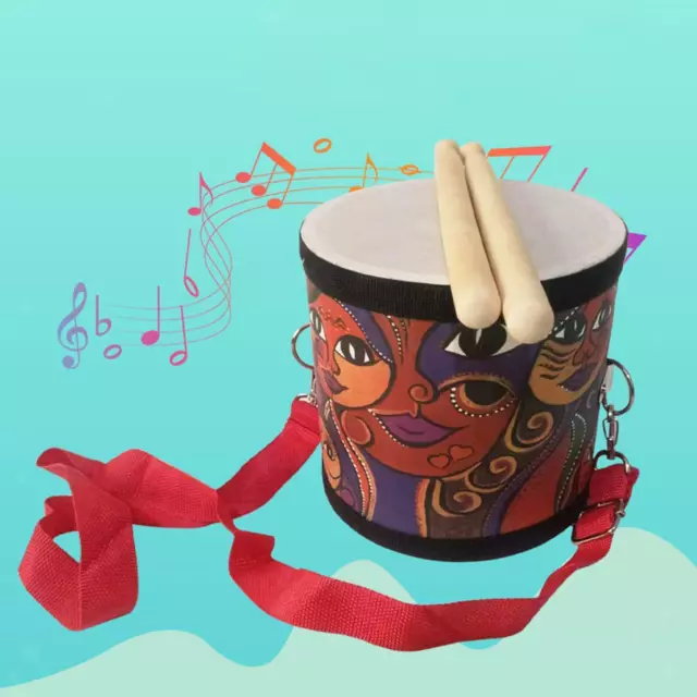 Tamburo timpano con mazze Strumento a percussione per ritmica musicale per