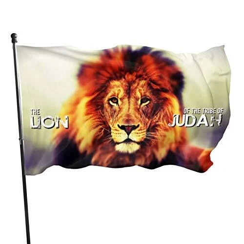 Ali Yee Tribe of Judah Lion 3x5 Feet Flag -Uv Fade Resistant Flag for Outdoor Ho