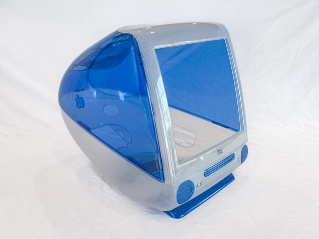 APPLE IMAC G3 Shell Case Indigo M5521 - POLISHED! Excellent