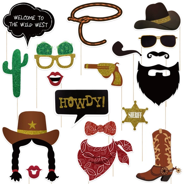 Squadri selfie festa western a tema decorazioni festa decorazione