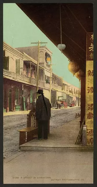 Photo:Street,Chinatown,Chinese American,Los Angeles,CA,c1898