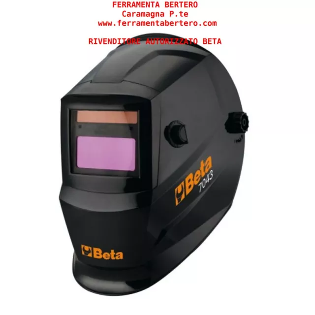 Maschera casco saldatura BETA 7043 LCD oscuramento automatico elettrodo mig mag