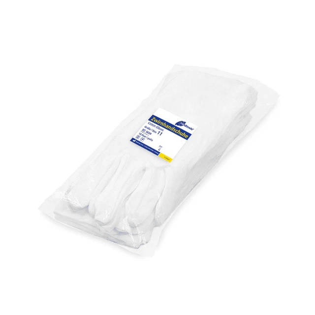Guantes de hilo guante de algodón puro, talla 10