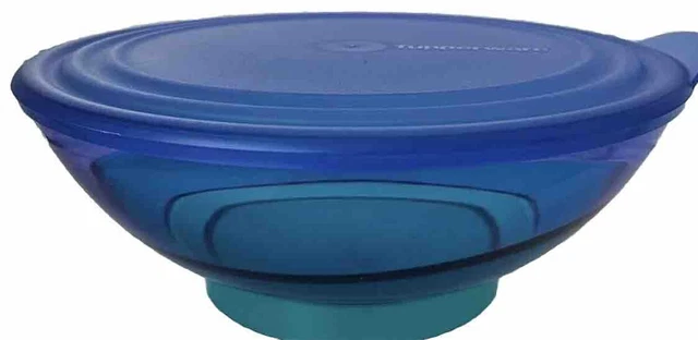 TUPPERWARE ELEGANZIA SCHÜSSEL mit Deckel blau-türkis 1,5 l Tupper🦋🦋🦋🦋🦋 ...