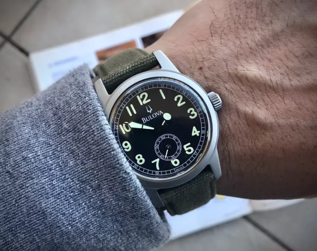 Bulova 96a102 commemorative hack watch sale