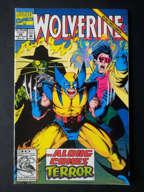 Wolverine N 58 Early Aug 1992 Parfait  état Comme neuf Comics Original US Marvel