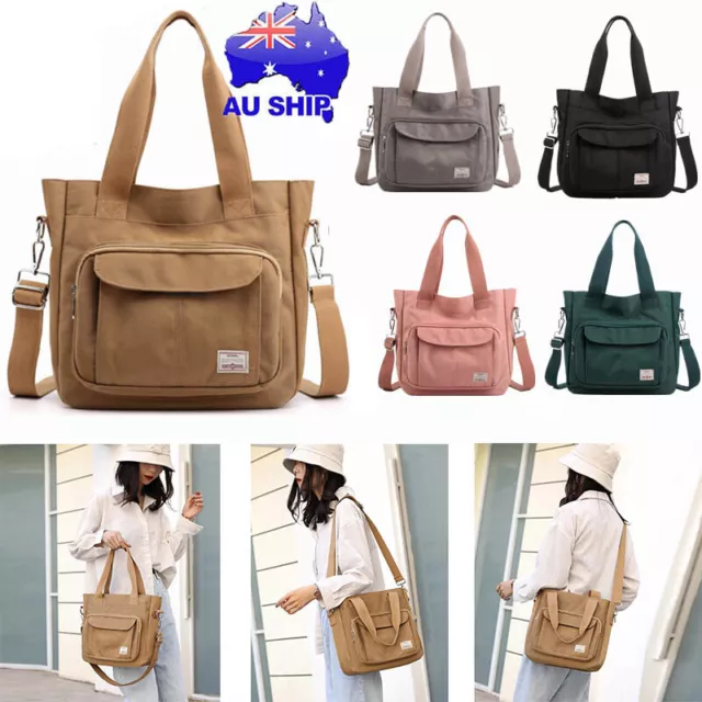 Women Large Capacity Zipper Handbag Shoulder Messenger Bag Travel Bag Waterproof