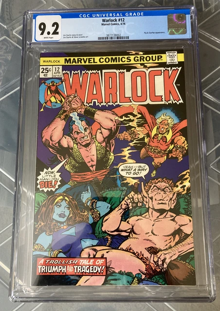 WARLOCK #12 CGC 9.2 Origin of Pip The Troll MCU Marvel 1976 GOTG3