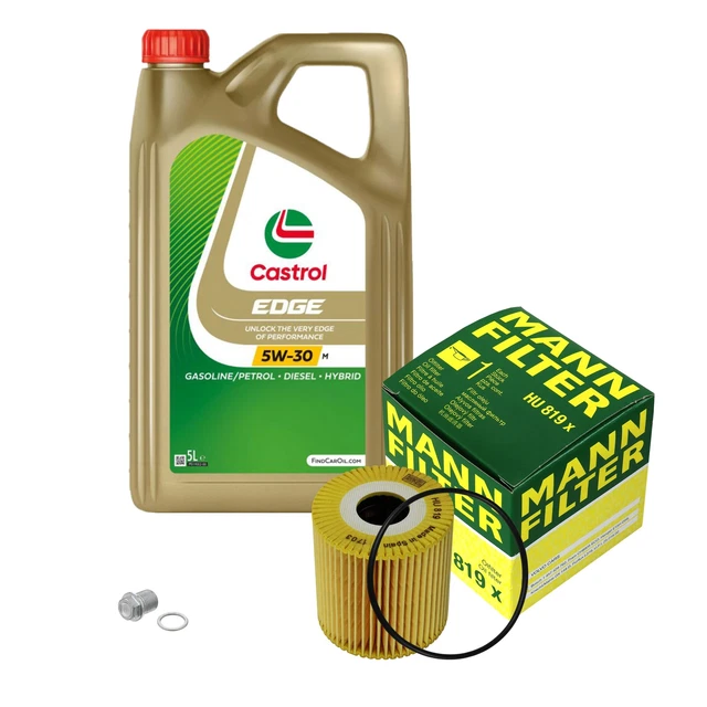 5 W 30 Motoröl ölwechsel Set BESTPRICE Inspektionspaket Filterset Mit 1x Ölfilter, 2x Passat B6 Toptec 4200 5w-30